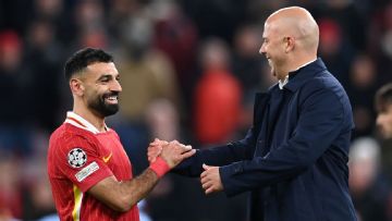 Liverpool's Slot not worried about Mo Salah goal drought