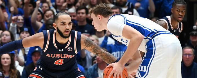 Auburn, Duke, Houston, Florida top men's NCAA tournament field