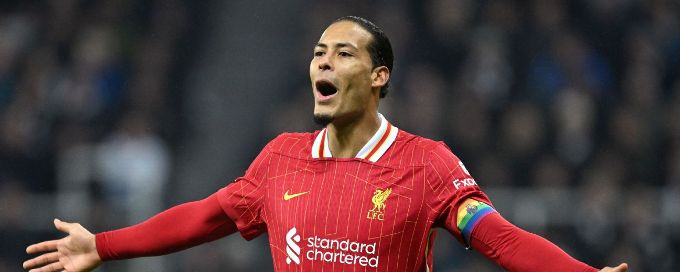 Virgil Van Dijk, William Saliba among most played in 2024