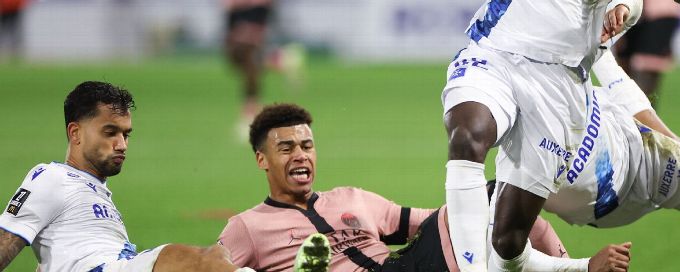PSG's issues in attack continue in goalless draw at Auxerre