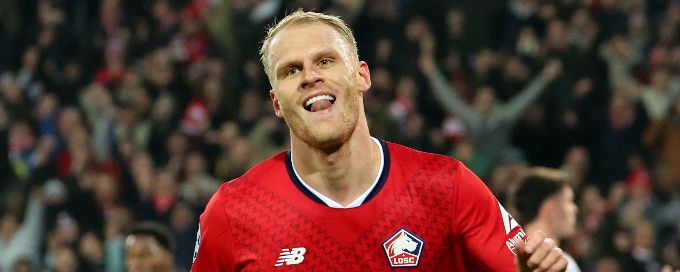 Haraldsson's late goal seals 3-2 win for Lille over Sturm Graz