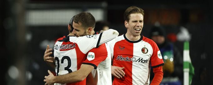 Feyenoord beat Sparta Prague to reach 10-point mark in UCL