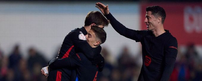 Barcelona rout fourth-tier Barbastro 4-0 in Copa del Rey