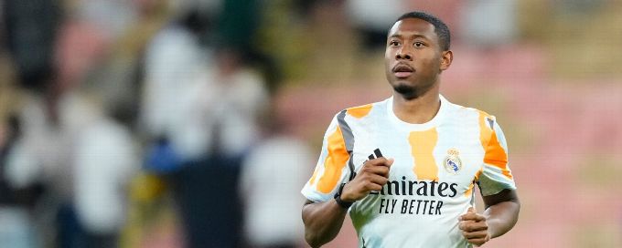 David Alaba set to make Real Madrid return after 13 months out