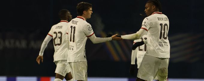 Ten-man Milan settle for playoff spot after Dinamo loss