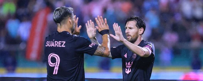 Lionel Messi, Luis Suárez score as Inter Miami beat Olimpia