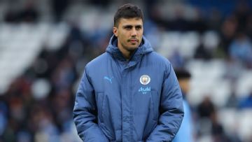 Man City's Rodri to miss Everton clash after injury setback