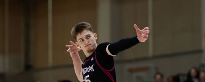 American routs Navy to claim Patriot League championship