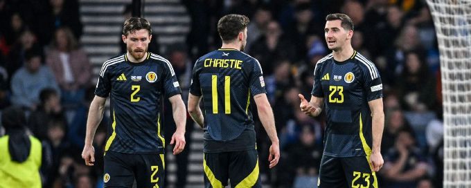 Greece stun sorry Scotland for UEFA Nations League A spot