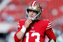 49ers QB Brock Purdy (toe) returns to practice, though limited