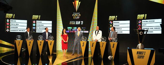 2025 Concacaf Gold Cup bracket and fixtures schedule