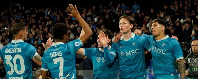 McTominay, Lukaku power title-chasing Napoli to win over Empoli