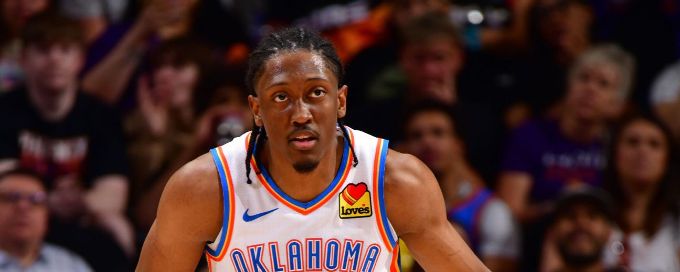OKC's Jalen Williams out as surgically repaired wrist heals