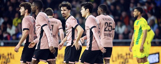 Paris Saint-Germain remain unbeaten in Ligue 1 with Nantes draw