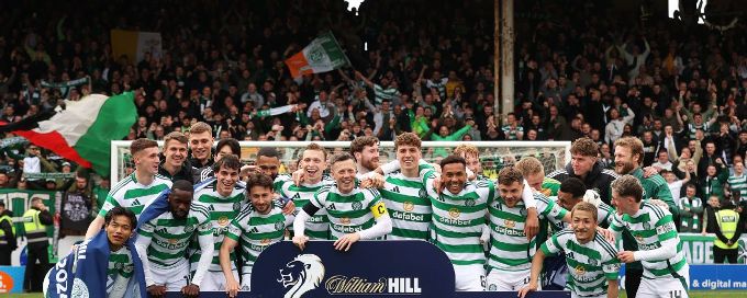 Celtic thrash Dundee Utd to seal Scottish title in style
