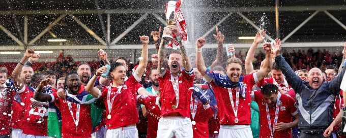 Wrexham promoted to Championship with win over Charlton