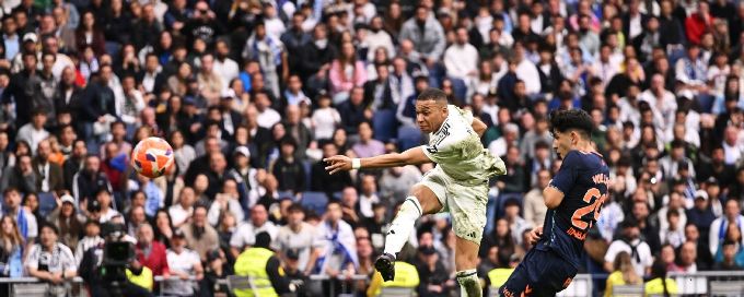 Kylian Mbappé brace gives Real Madrid win over Celta Vigo