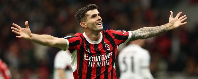 Pulisic leads Milan rally with goal and assist in win over Bologna