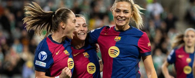 Barcelona clinch 6th straight Liga F title with Real Betis rout