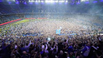 Hamburg SV fans seriously injured in Bundesliga promotion aftermath
