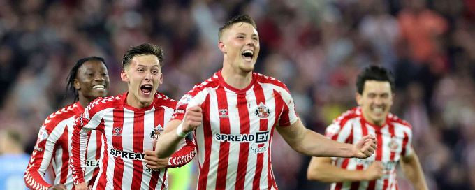 Sunderland advance to promotion playoff final vs. Sheffield United