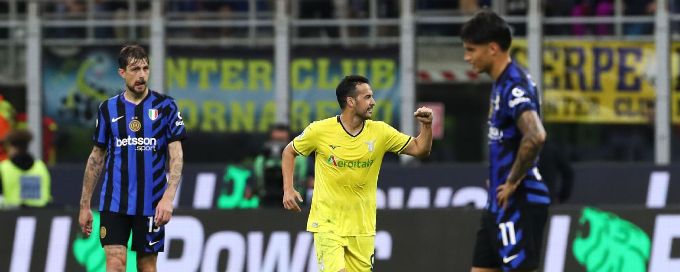 Inter held by Lazio as Pedro penalty deals blow to title hopes