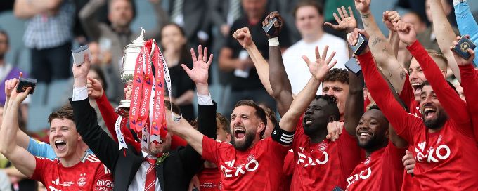 Aberdeen stun Celtic to win Scottish Cup via penalty shoot-out