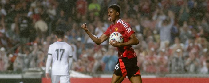Man United scrape past Hong Kong in final postseason friendly