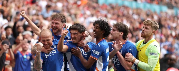 Oldham Athletic spell comeback to beat Southend United in playoff final thriller
