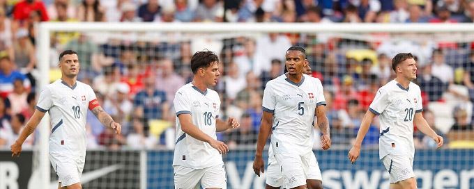 Switzerland routs United States in final Gold Cup warmup
