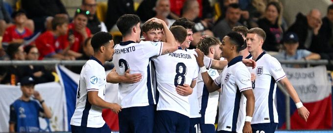 England beat Czechia to start group play at U21 European Championship