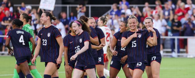 Claire Hutton scores first USWNT goal in win over Canada