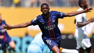 Ousmane Dembélé makes PSG return for Champions League