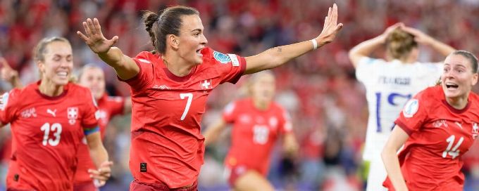 Late goal sends hosts Switzerland to Euro quarters