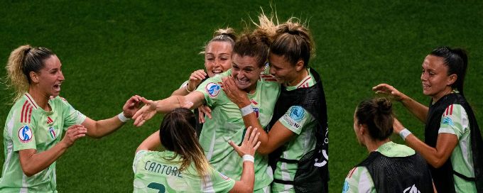 Girelli fires Italy past Norway to 1st Euro semifinal in 28 years