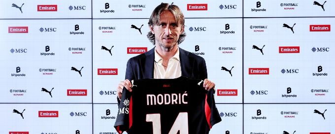 Luka Modric tells new club AC Milan: 'Average' not acceptable