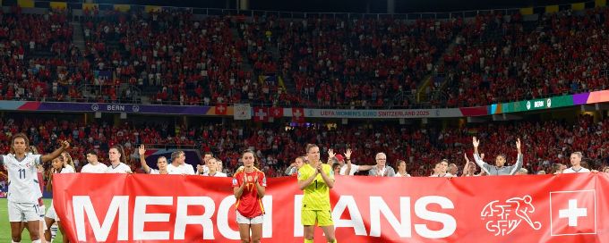 Euro 2025 hosts Switzerland hail 'take-off' moment despite exit