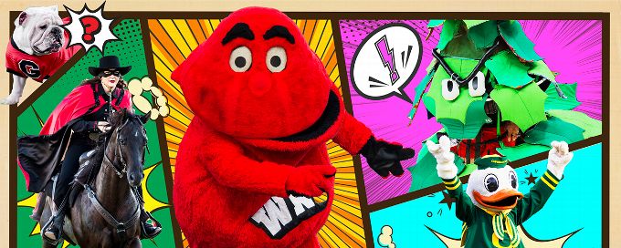 Ryan McGee's college football Mascot Power Rankings