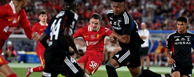 Florian Wirtz nets first Liverpool goal in comeback win in Japan