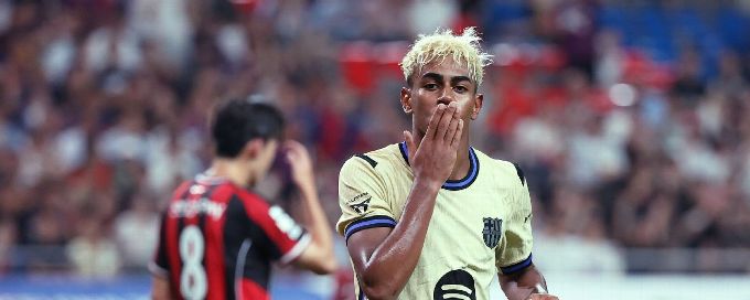 Yamal double helps Barcelona thrash Seoul in 10-goal thriller