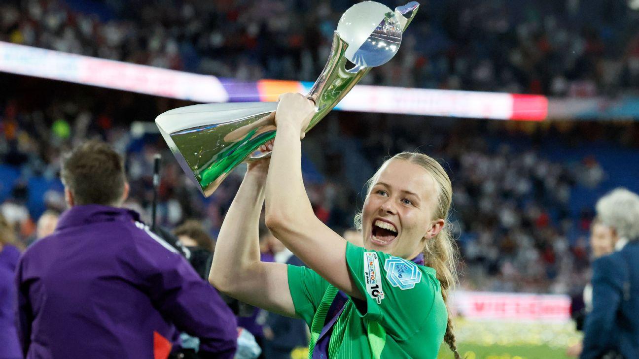 Hannah Hampton was the hero for England in their penalty shootout victory over Spain in the Euro 2025 final.