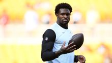 DK Metcalf (estómago), de Steelers, pasó la noche en Baltimore