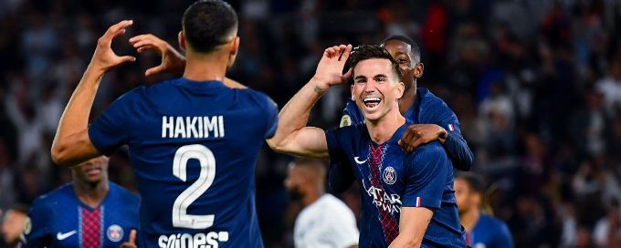 Dembélé misses pen but Ruiz gives PSG win
