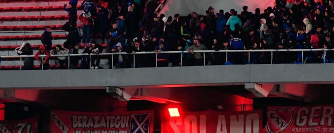 Independiente out of Sudamericana after stadium violence - CONMEBOL