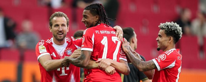 Díaz, Olise score again as Bayern hang on for win