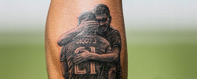 Neves reveals Jota tattoo as Portugal honour Liverpool star