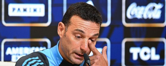 Emotional Scaloni: Hope Messi isn't playing last Argentina home game