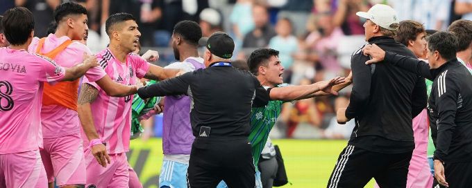 Miami's Luis Suárez apologizes for spitting on Seattle staffer