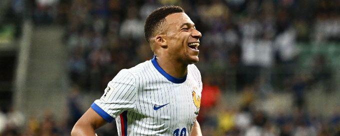 Mbappé ties Henry mark as France beat Ukraine