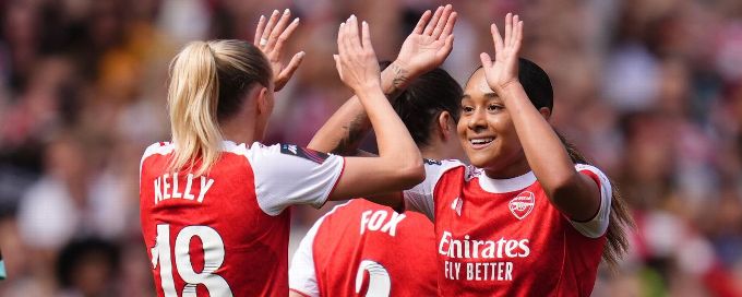 Olivia Smith nets screamer on debut as Arsenal beat London City Lionesses